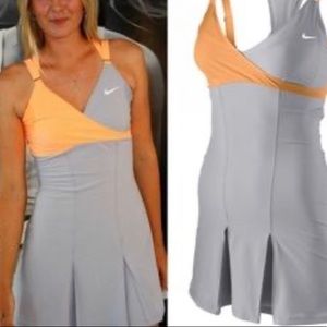 Nike Grey & Orange Tennis Dress